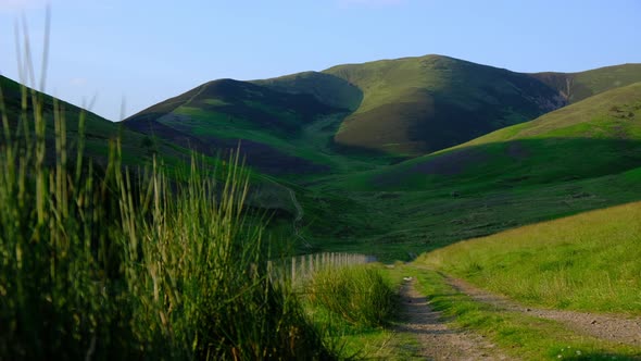 Rural Trail In The Scottish Borders