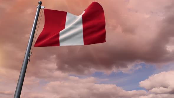 Peru Flag 4K