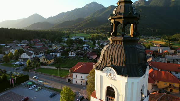 This is Preddvor in Slovenia. A small and idyllic town with breathtaking views and stunning panorama