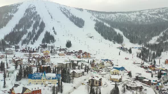 Mounting Skiing Resort