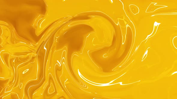 abstract yellow color wavy background. Colorful Liquid metallic wavy background.