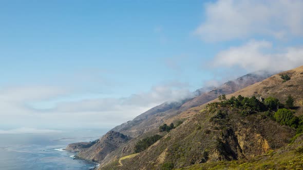 Time Lapse of the beautiful and rugged coastline of California