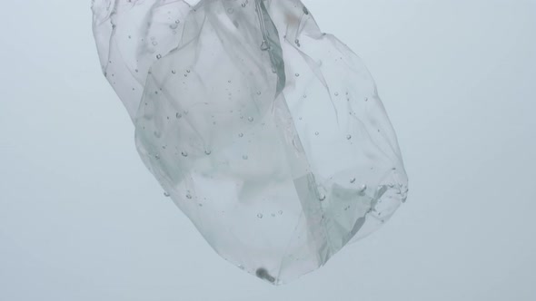 Underwater Pollution Plastic Bag