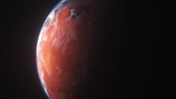 3D Mars Background