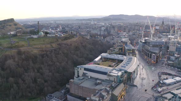 Hill In Central Edinburgh