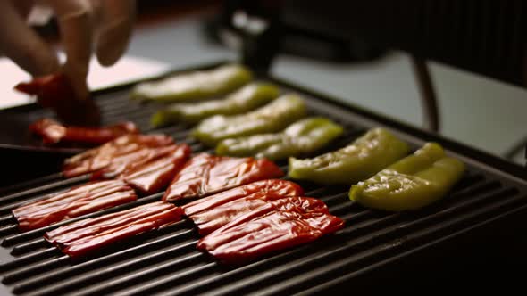 I Store the Vegetables on the Grill