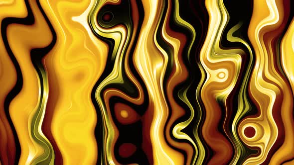 4k Abstract Liquid Oranges Color Fluid Paint Surface Swirl Background