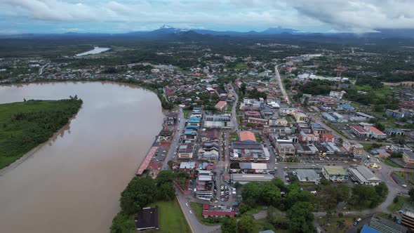 The Towns of Sarawak, Borneo, Malaysia