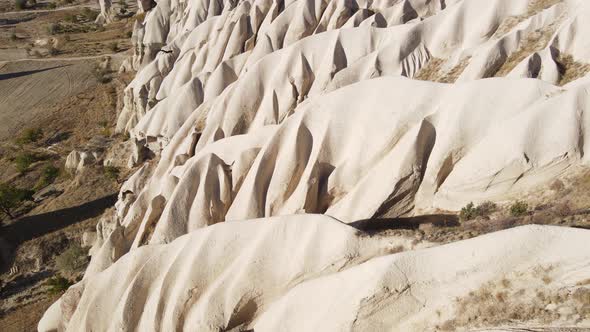 Cappadocia Landscape Aerial View. Turkey. Goreme National Park