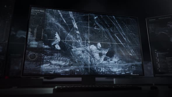 Geoglyph Land Art Location Track Analysis Via High Tech Digital Computer Program alt