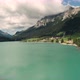 Aerial View of a Lake and Mountains in Switzerland - VideoHive Item for Sale