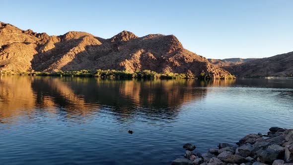 Peaceful Lake Mead Panorama at Willow Beach