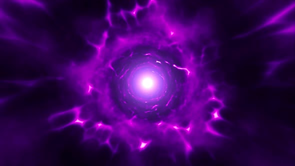 Glowing Purple Energy Warp