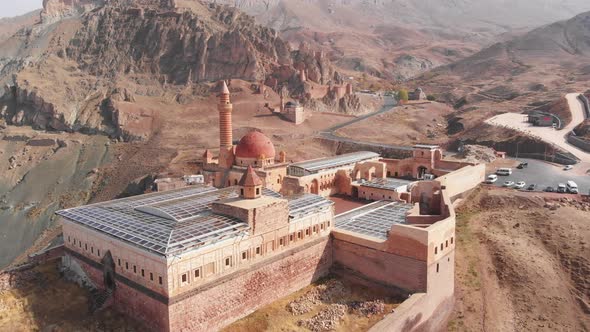 Ishak Pasha Palace in Agri City Eastern Turkey