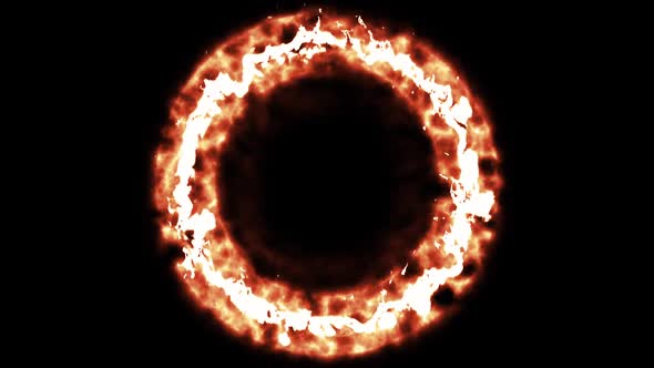 Blazing Ring of Fire in Space alt