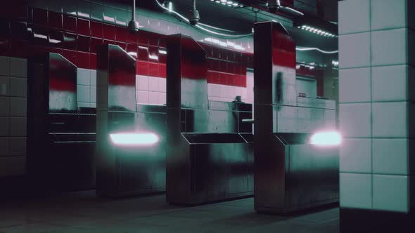 Empty Train Station During the Covid19 Pandemic alt