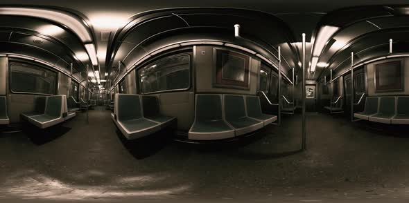 VR360 Old Underground Subway Metro Wagon alt