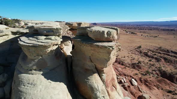 Scenic Utah Landscape and Interstate Highway I-70