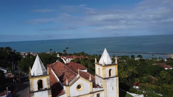 Coast city of Olinda Recife Pernambuco. Brazilian Northeast