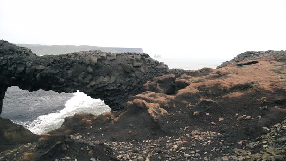 Reinisfjara Black Beach in Summer Season Iceland