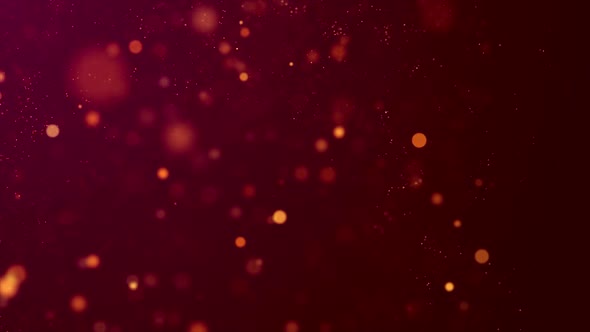 Red Yollawo Particle Motion Graphics Background Animation