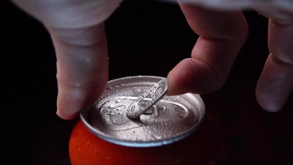 Opening a Can of Soda in Slow Motion