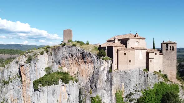 Collegiate Church of Santa Maria la Mayor in Alquezar, Spain