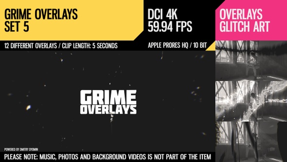 Grime Overlays (4K Set 5) alt