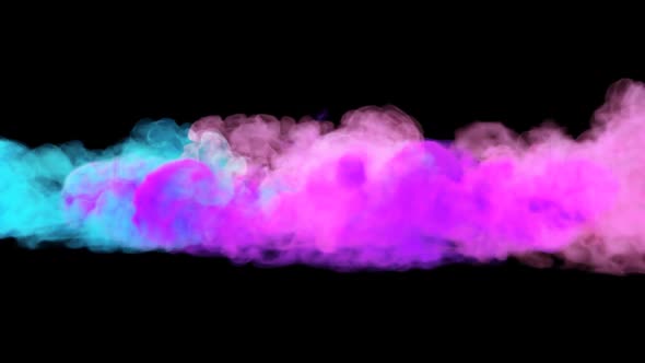 Colorful Smoke Falling Down alt