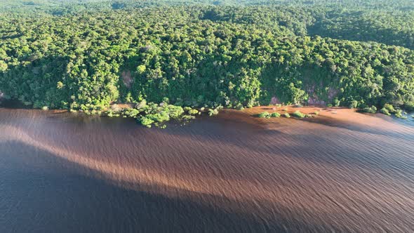 Stunning landscape of Amazon Forest at Amazonas State Brazil.