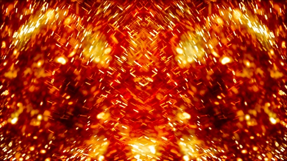 Golden Particles Explosion V15