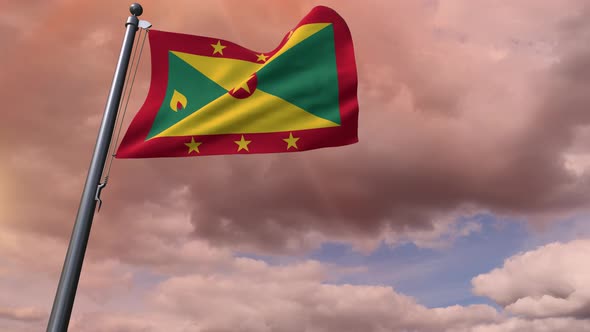 Grenada Flag 4K