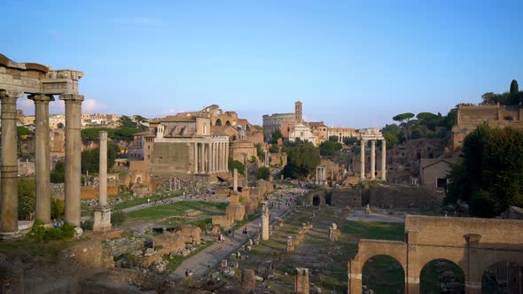 Roman Forum in Rome  Italy