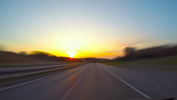 Road Sunset