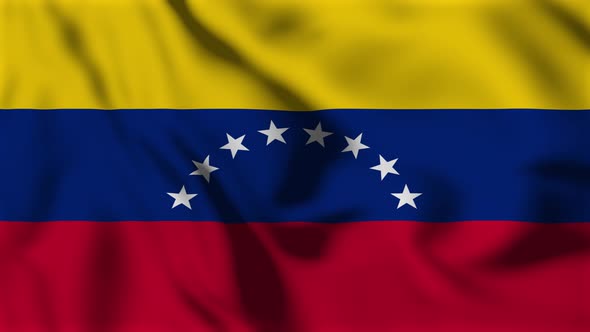Venezuela Flag Animation Loop Background