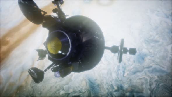 Galileo Spacecraft Orbiting Jupiter alt