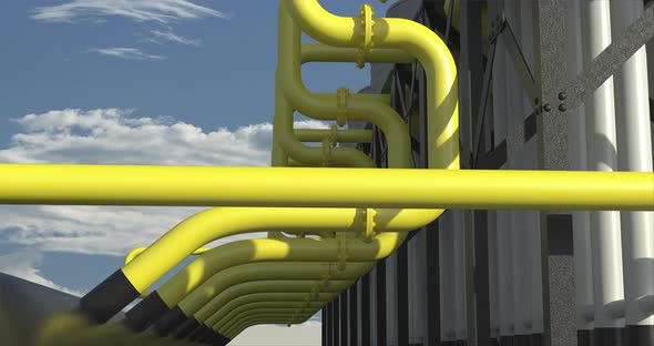 Chiller Cooling System at the Compressor Station alt