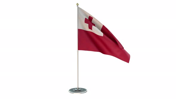 Tonga Small Flag Pole Loops With Alpha