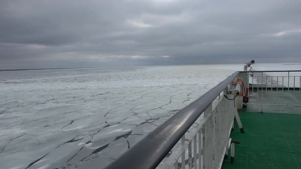 Traveling On Board In The Icy Sea 2