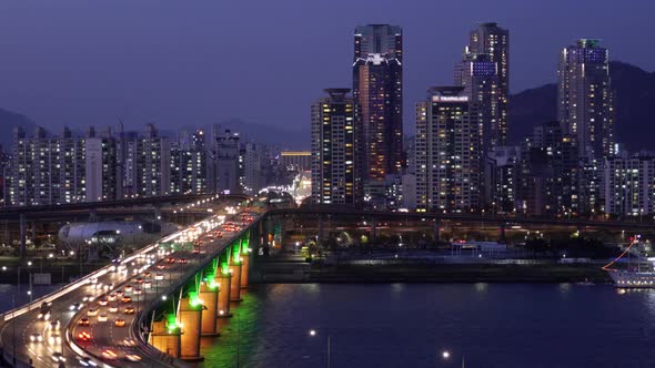 Seoul Night Traffic