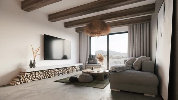 Contemporary Interior Design Of The Living Room