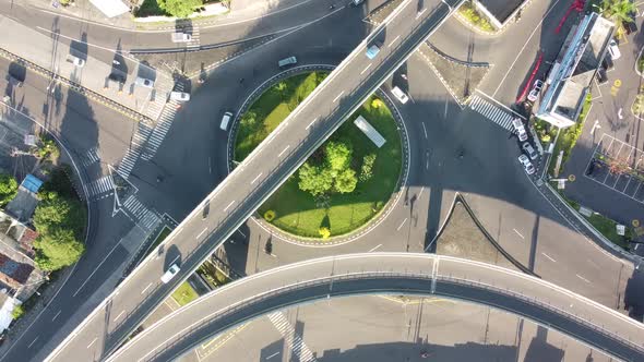 Dji 0178top view of the Jombor flyover in the morning