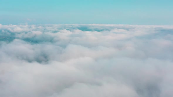 Flying Over Boring White Clouds