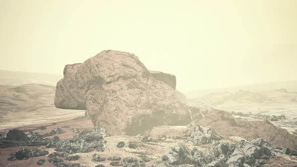 Snow Ice and Rocks at Northern Landscape