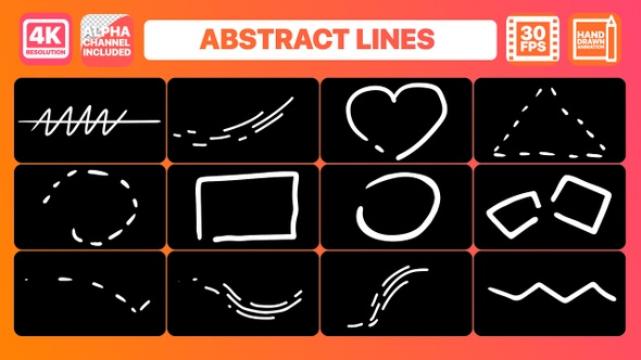 Abstract Lines | Motion Graphics Pack
