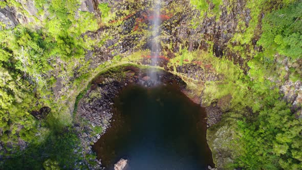 Beautiful natural pool and waterfall. Travel and explore. Holidays. Nomad life. Natural world.