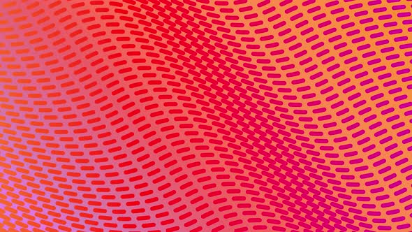 Line Shape Wavy Background Red