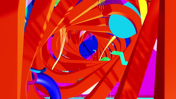 Abstract Glass Geometry Art 06 4K alt