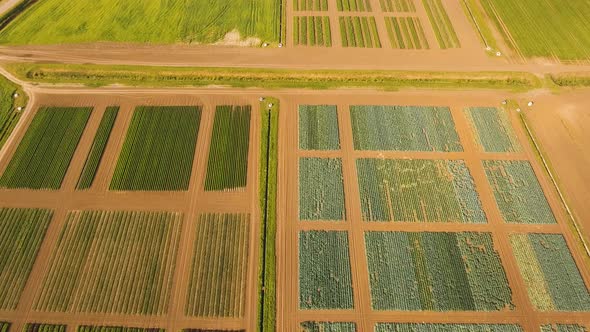 Aerial View of Farmland.