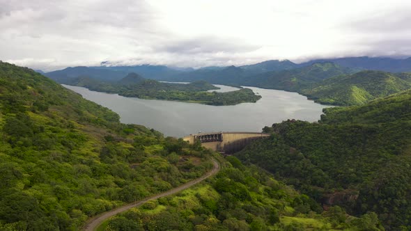 Victoria Dam in the Mountains